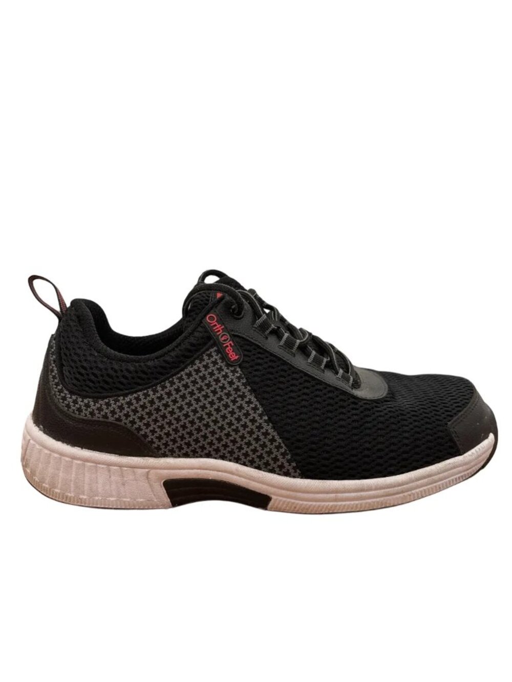 ORTHOFEET Edgewater Sneakers Black Gray Comfort MEN'S 9.5 4E X WIDE